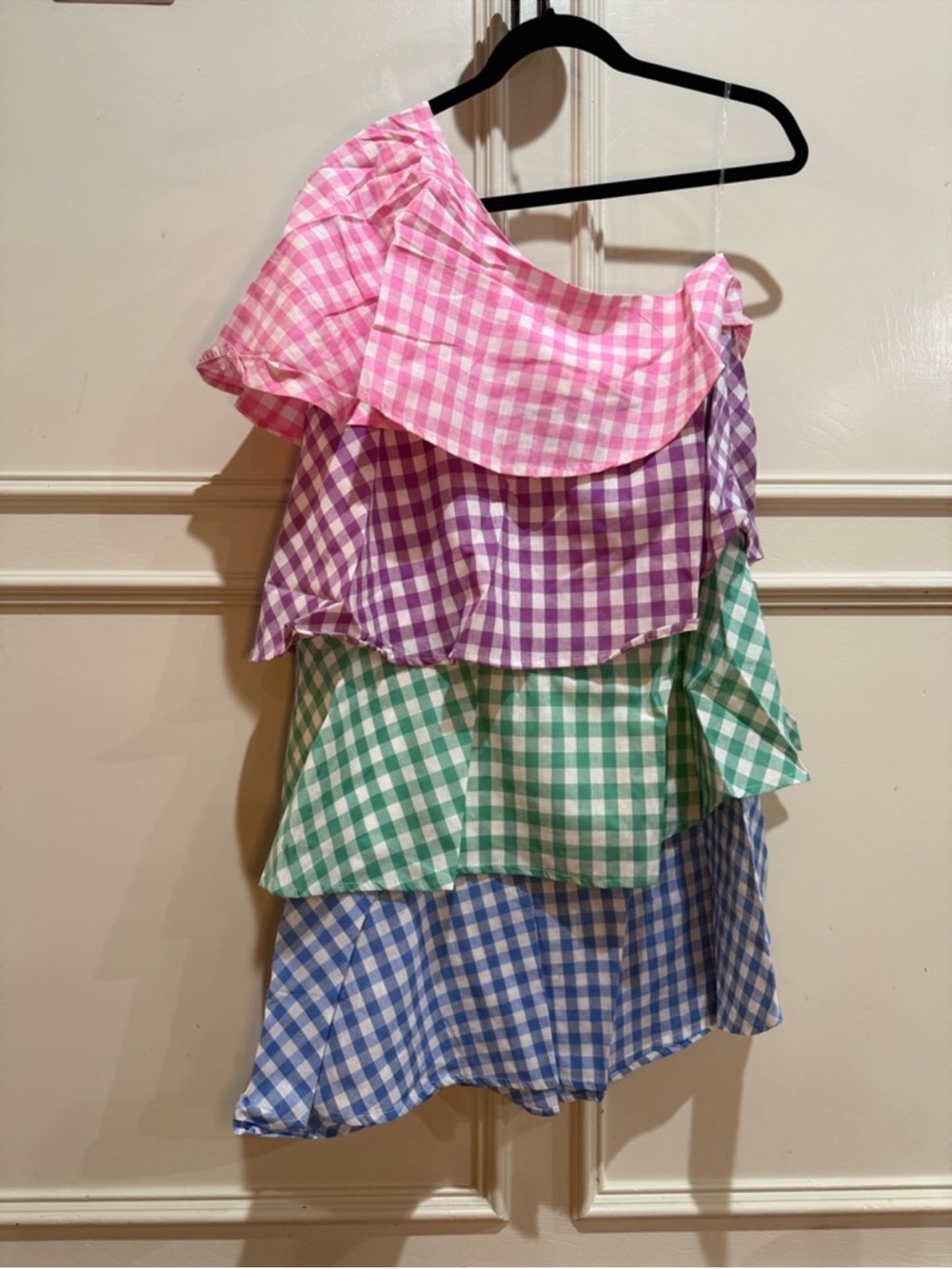 NWT BiBi Gingham Dress Size Large